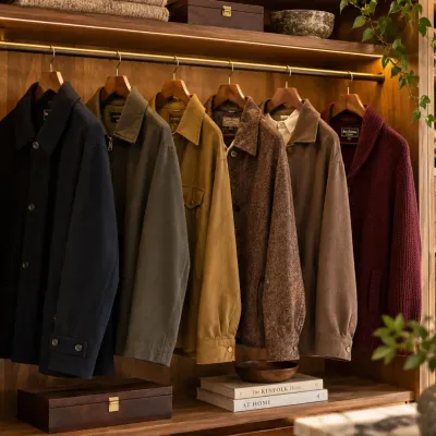 Lot of 6 Vintage Designer Outerwear, Shirts & Sweaters (Zegna, Bally, Pendleton, Charles Tyrwhitt, J