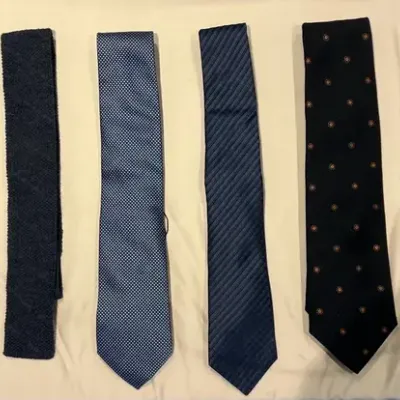 Designer Silk Necktie Lot — Giorgio Armani, New & Lingwood, Brooks Brothers, Zegna & More (10-Piece 