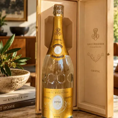 Vintage 1990 Louis Roederer Cristal Champagne 6L Mathusalem Display Bottle – Limited Edition No. 188