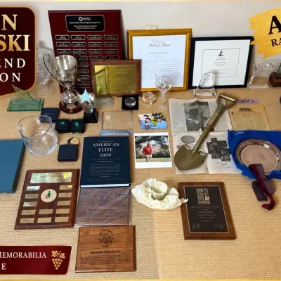 Warren Winiarski Personal Wine Industry Awards, Honors & Memorabilia Collection