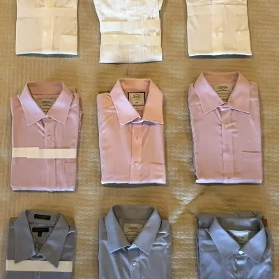 Lot of 9 Designer Dress Shirts – Size 16.5 / 42 