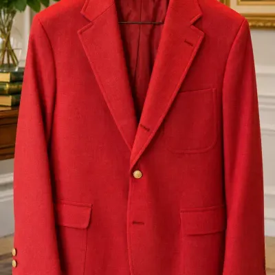 Vintage Brooks Brothers "346" Brick Red Blazer / Sport Coat – Size 346 (Approx. Men's Medium/Short)