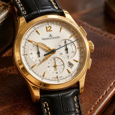 Jaeger-LeCoultre Master Control 18K Solid Gold Chronograph Wristwatch – Swiss Made 
