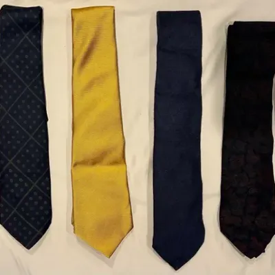 Lot of 10 Luxury Men's Silk Neckties: Dunhill, Thomas Pink, New & Lingwood, Brooks Brothers, Hilditc