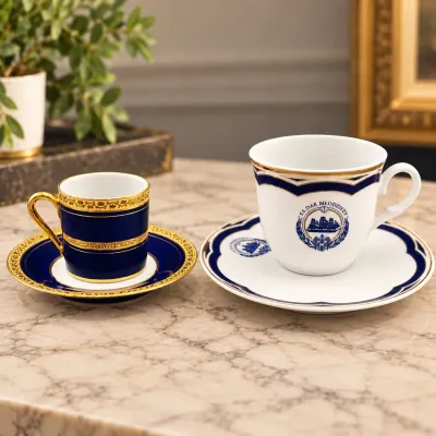 Two Porcelain Cup & Saucer Sets  Lubiana Poland & S.S. 