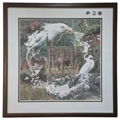 "Sacred Circle" Numbered & Signed Lithograph By Bev Doolittle 