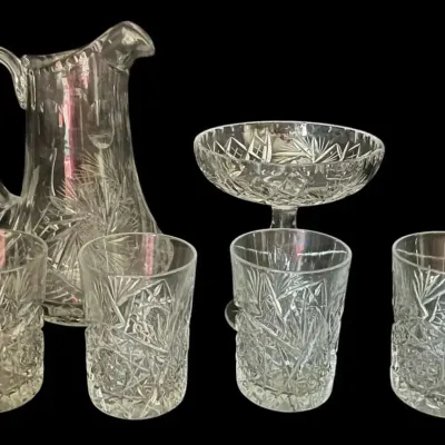 Pressed Glass Crystal 
