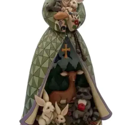 Lighted St Francis By Jim Shore (20" Tall)
