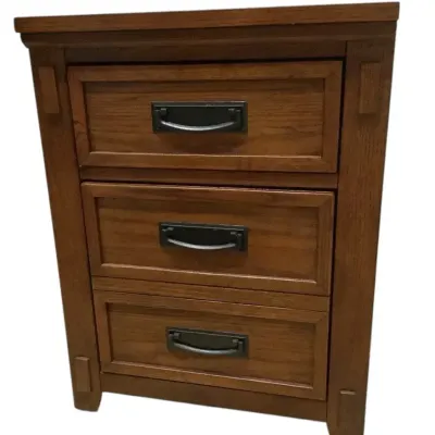 Two Drawer Wooden File Cabinet 