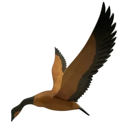Carved Wooden Canadian Goose