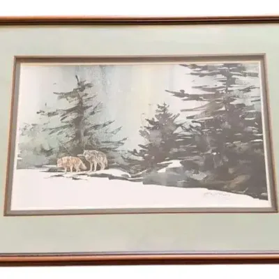 Morten Solberg Matted & Framed Lithograph “From The North They Came”