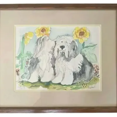"Can You Keep A Secret" Original Watercolor
