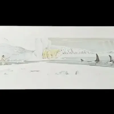 “Arctic Knights” By Diana Casey Signed Print 211/1750 - Unframed