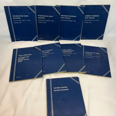 Incomplete Coin Collection Books LOT 1
