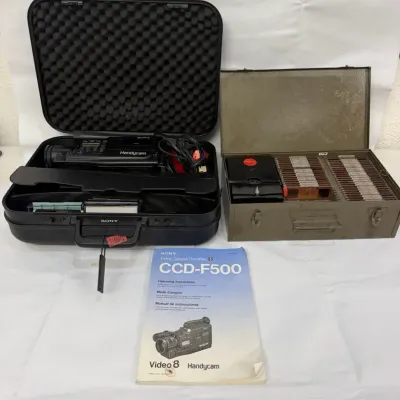 Sony Handy Cam CCD F500 Camcorder & Stereo Realist 3D Slide Viewer