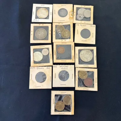 Miscellaneous Lot Of Coins In Sealed Protective Cases Lot 2