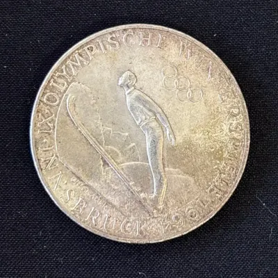 1964 Austrian 50 Shilling Silver Coin