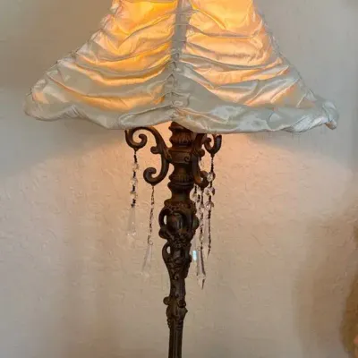 Vintage Bronze Table Lamp 