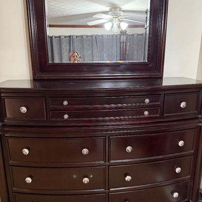 Sale Photo Thumbnail #23: Two piece dresser with mirror top drawer for your 
jewelry 
