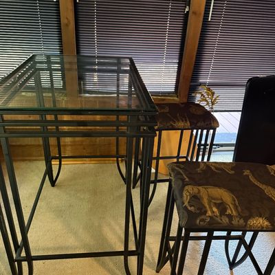 Sale Photo Thumbnail #12: Bar table with two stools
