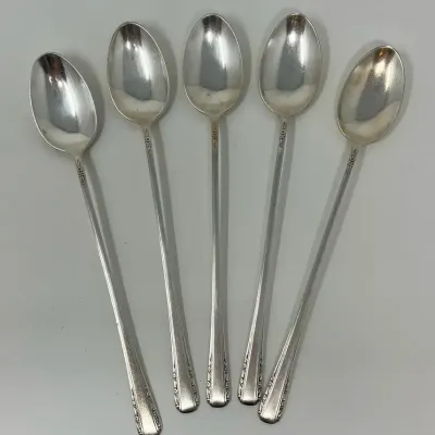 Vintage Sterling Silver Tea Spoons International “Courtship” 