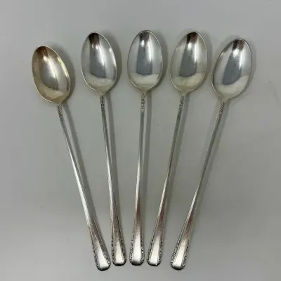 Vintage Sterling Silver Tea Spoons International “Courtship” 