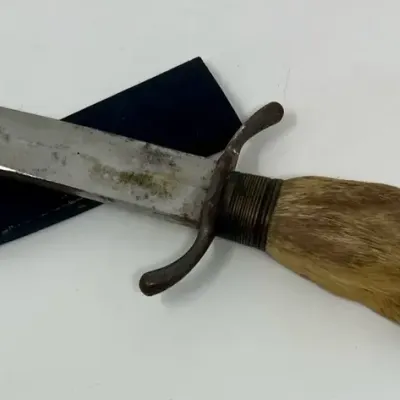 Vintage Knoff Czechoslovakia Deerfoot Hunting Knife 