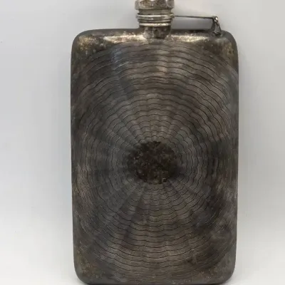 Apollo Silver Company Plated Flask