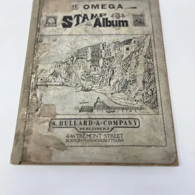 The Omega Stamp Album And Loose Stamps