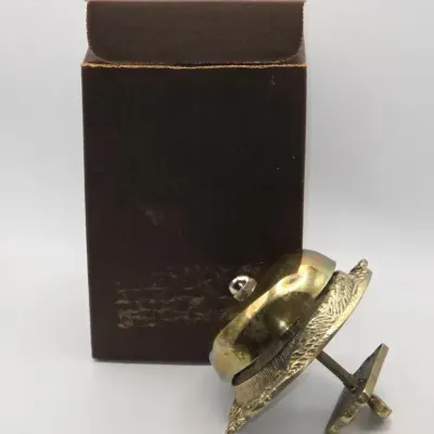 Victorian Style Mechanical Twist Brass Doorbell