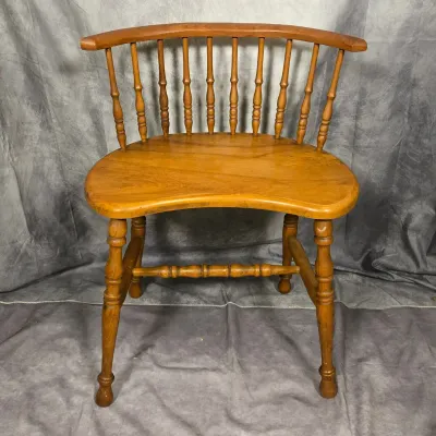 Vintage Kidney Vanity Chair