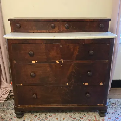 Marble Top Dresser