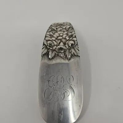 Antique Sterling Silver Baltimore Repoussé Jenkins And Jenkins Shoe Horn Appx. 66g
