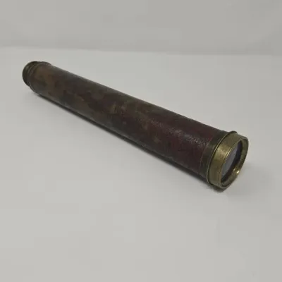 19th Century Handheld Brass Draw Telescope/ Spyglass
