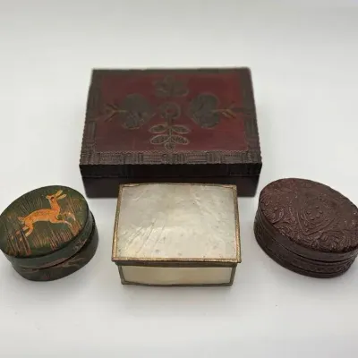 Trinket Box Lot Of 4