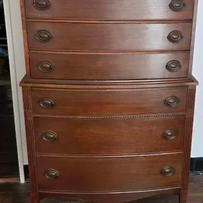 Tall 6 Drawer Reproduction Chest Of Drawers