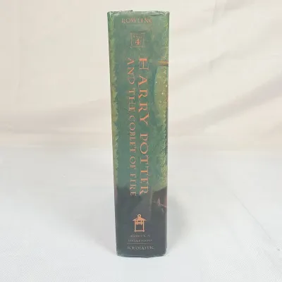 Sale Photo Thumbnail #57: Harry Potter And The Goblet Of Fire By J. K. Rowling Hardback Slight Water Damage On Bottom