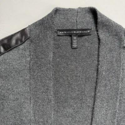 House Black Market cardigan offers a polished take on a classic layering piece