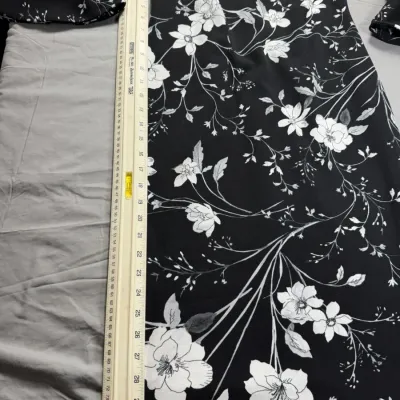 Calvin Klein floral Black And White sheath dress Size 4