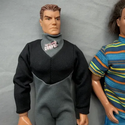Vintage Ultra Corps Action Figure & Ken Doll Lot