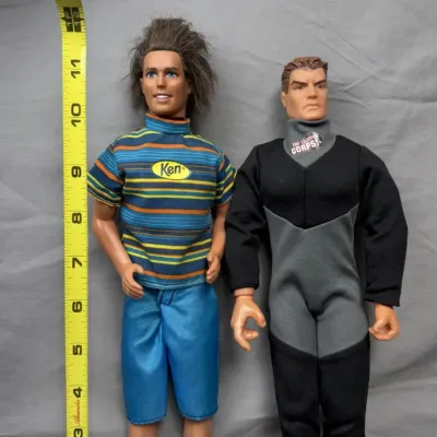 Vintage Ultra Corps Action Figure & Ken Doll Lot