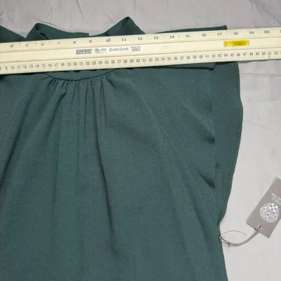 Vince Kamuto Ruffle Cap Sleeve Green Dress Size 10