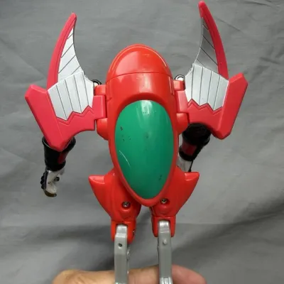 Power Rangers Ninja Storm Red Wind Triple Zord Morphin Action Figure Bandai 2002