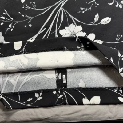 Calvin Klein floral Black And White sheath dress Size 4