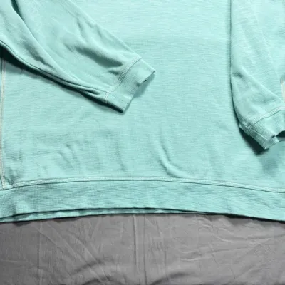 Tommy Bahama Tobago Bay Half-Zip Sweatshirt in a "Biscay Green
