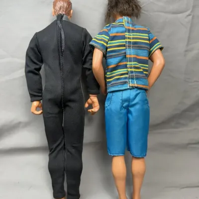 Vintage Ultra Corps Action Figure & Ken Doll Lot
