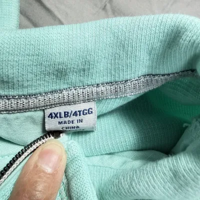 Tommy Bahama Tobago Bay Half-Zip Sweatshirt in a "Biscay Green