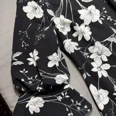 Calvin Klein floral Black And White sheath dress Size 4
