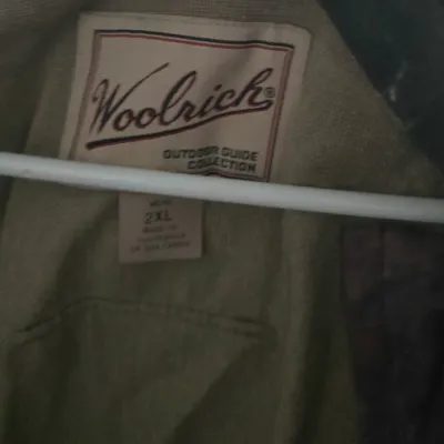 Sale Photo Thumbnail #26: Woolrich Outdoor Guide Collection men's jacket tag, size 2XL.