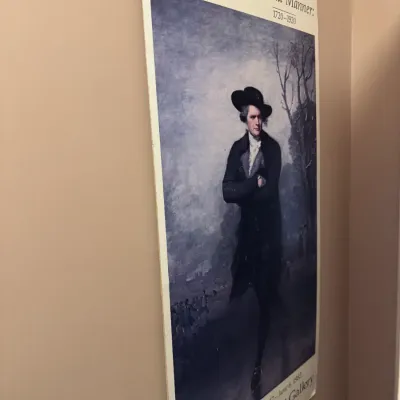 Vintage 1982 National Portrait Gallery exhibition poster titled "American Portraiture in the Grand Manner: 1720–1920",...